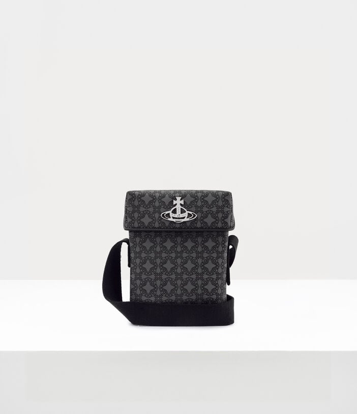 Vivienne Westwood RE-JACQUARD ORBORAMA CROSSBODY BAG